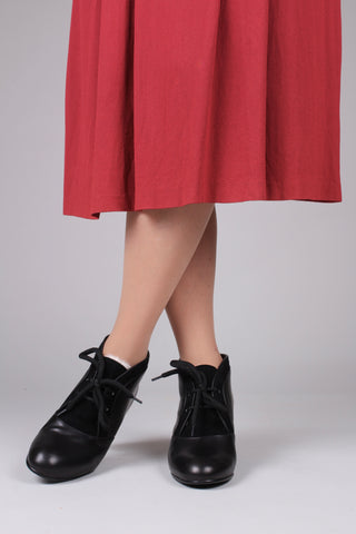 Winterstiefeletten aus den 40er/frühen 50er Jahren – Schwarz – Lillie