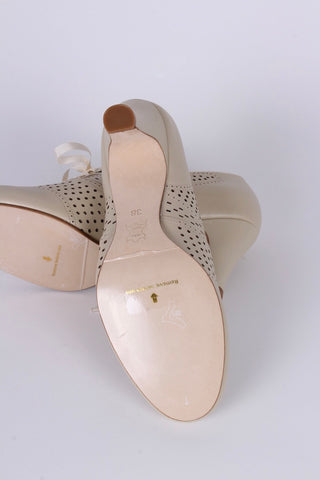 Oxford-High Heels aus den frühen 1930er Jahren – Creme – Marie