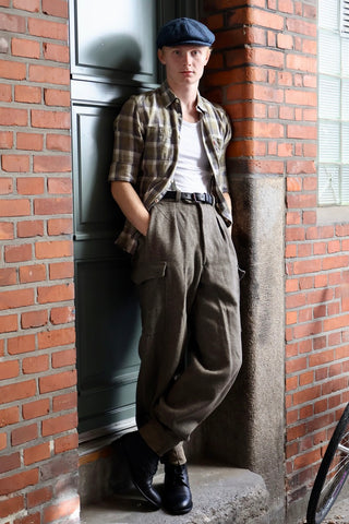 40er Jahre Herren Militärstiefel - Schwarz - Robbie