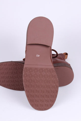 40er Jahre Herren Militärstiefel - Braun - Robbie