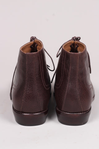 Herren-Lederstiefelette im Stil der späten 20er/30er Jahre für jeden Tag - Dunkelbraun - Tom