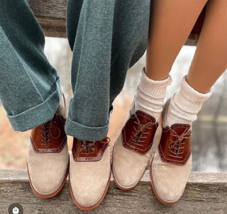 Are Saddle Shoes Back in Style? A Timeless Two-Tone Trend