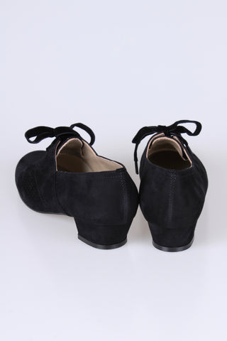 40s Derby shoes  - Low heel- black - Esther