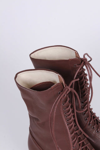 1910s Everyday Lace - up - Dark Brown - Ruth - memery