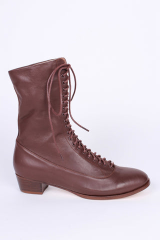 1910s Everyday Lace - up - Dark Brown - Ruth - memery