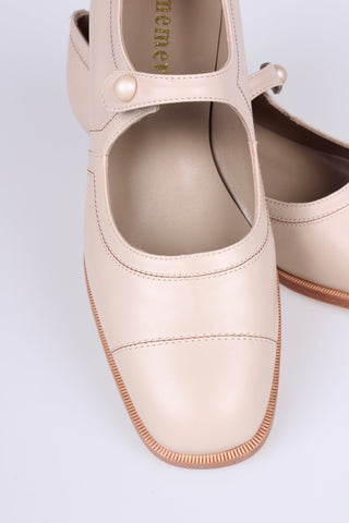 1920s everyday shoe - Cream - Ruby - memery