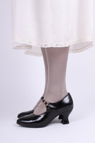 1920's Mary Jane shoes - Black - Yvonne - memery