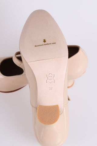 1920's Mary Jane shoes - Cream - Yvonne - memery
