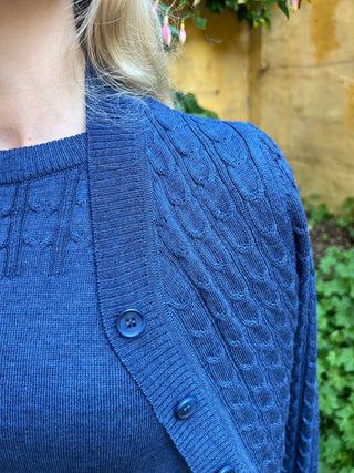 1940s style Cardigan - Blue - Joanne - memery