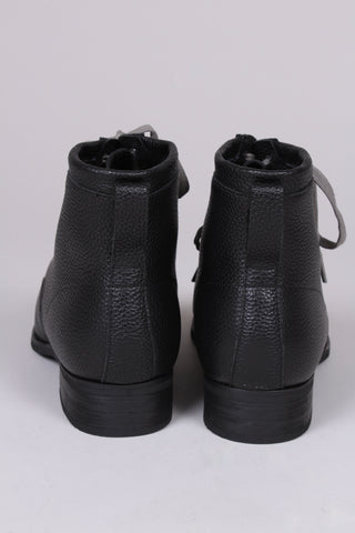1930s and 1940s winter snow boots with Fur lining - Black - Rita