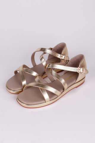 Early 1950s summer sandals - Gold - Sophia
