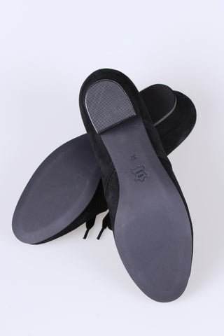 40s Derby shoes  - Low heel- black - Esther