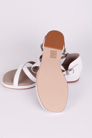 Early 1950s summer sandals - White - Sophia