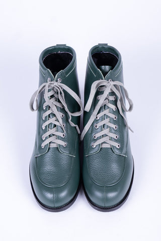1930er/1940er Winter-Schneestiefel mit Fellfutter - Brown - Rita
