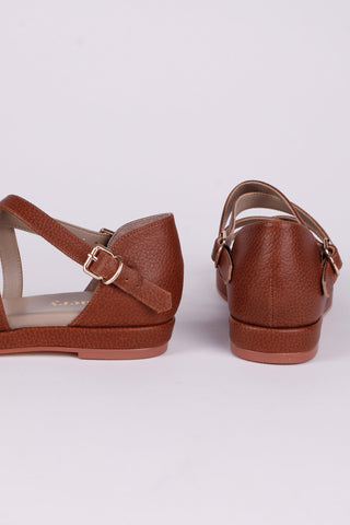 Early 1950s summer sandals - Brown - Sophia - memery