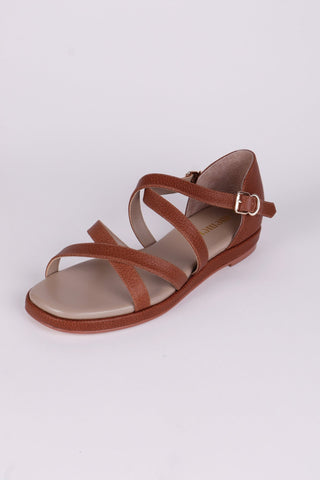 Early 1950s summer sandals - Brown - Sophia - memery