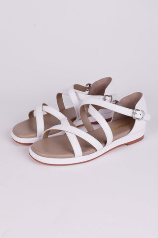 Early 1950s summer sandals - White - Sophia - memery