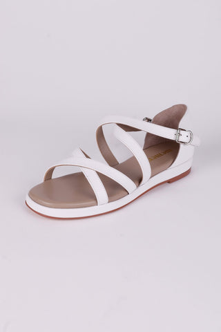 Early 1950s summer sandals - White - Sophia - memery