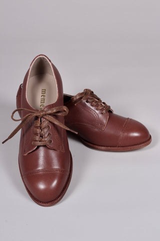 1940s Derby shoes - Brown - Eleanor - memery