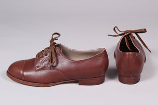 1940s Derby shoes - Brown - Eleanor